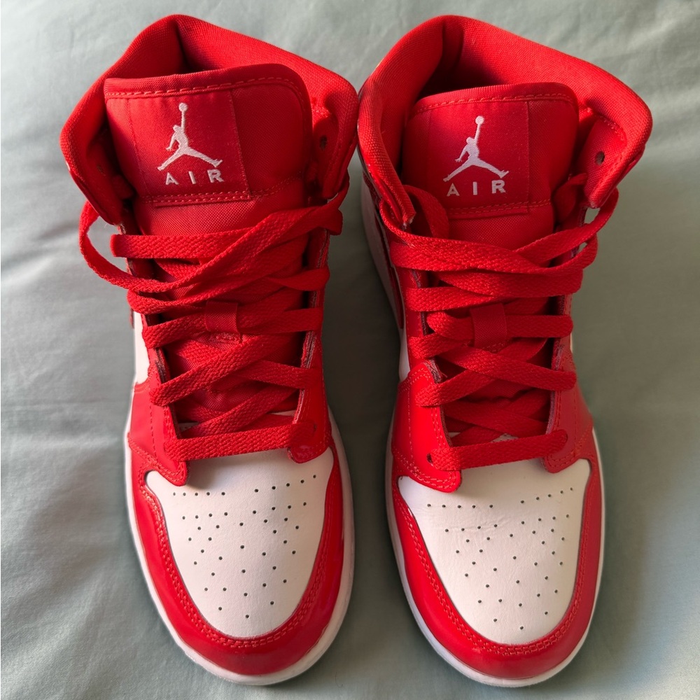 Jordan Red High-Top Sneakers